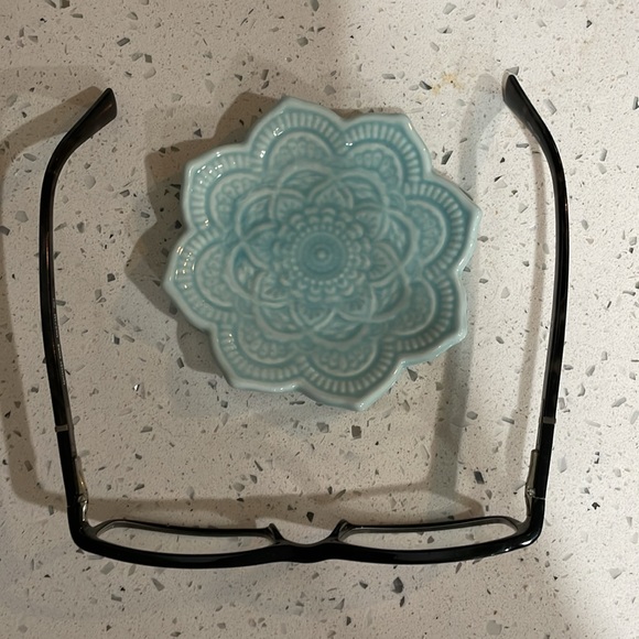 Michael Kors glasses~ frames, possibly 1.0 readers, preowned blk torti - Picture 3 of 12